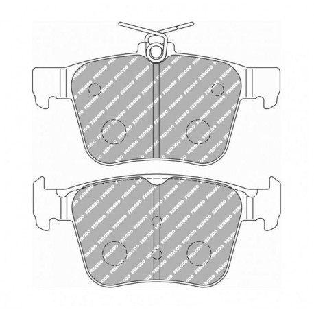 Plaquettes de Frein Ferodo DS2500 Arrière pour Audi A3 S3 Quattro 02.13 - Etrier ATE