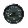 Compteur de vitesse VDO Singleviu Diamètre 80 Fond Noir 200Km/h