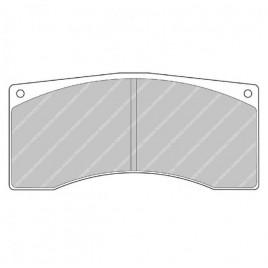 Plaquettes de Frein Ferodo DS3.12 Etrier Alcon