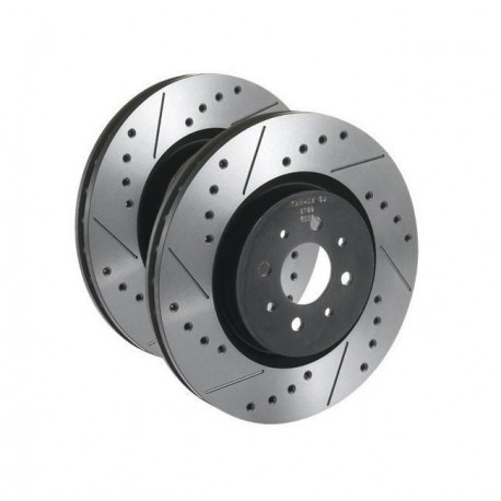 Disques de Frein Tarox Avant Ventilés Finition SJ Percés et Rainurés BMW 3 320D 163CV 2004/02-2011/12