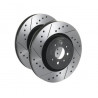 Disques de Frein Tarox Avant Ventilés Finition SJ Percés et Rainurés BMW 3 320D 163CV 2004/02-2011/12