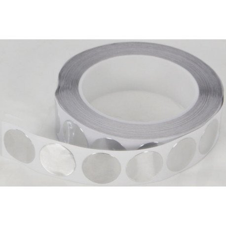 Disques adhésifs en Aluminium Racing Rouleau de 100 pièces