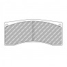 Plaquettes de Frein Ferodo DS30.12 Avant pour Ford Fiesta 1.6 R5 Rally (asphalt & gravel) 01.13 - Etrier Ap Racing