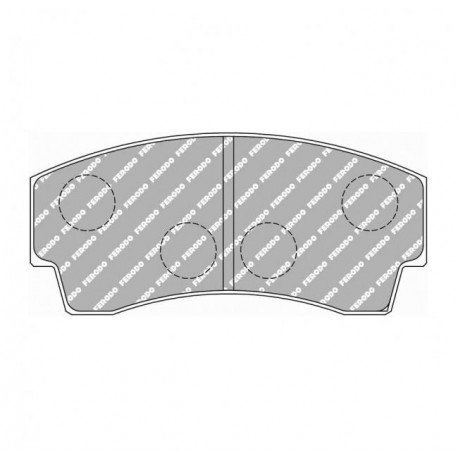 Plaquettes de Frein Ferodo DS1.11 Avant pour Peugeot 206 1.6 XS Coupe 01.02 -