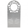 Plaque Aluminium pour roue de réglages avec perçages 5x114,3 5x120 et 5x130 Alésage central 88,9mm spécial Porsche 991 cup x4