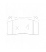 Plaquettes de frein GT2I Club avant RENAULT MEGANE III 2.0i 16V TCE RS 265 hp 09-16