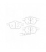 Plaquettes de frein GT2I Race avant AUDI A3 - A3 Quattro (8L) 1.8i 20V Turbo, 1.9 TDI 130 hp 96-03