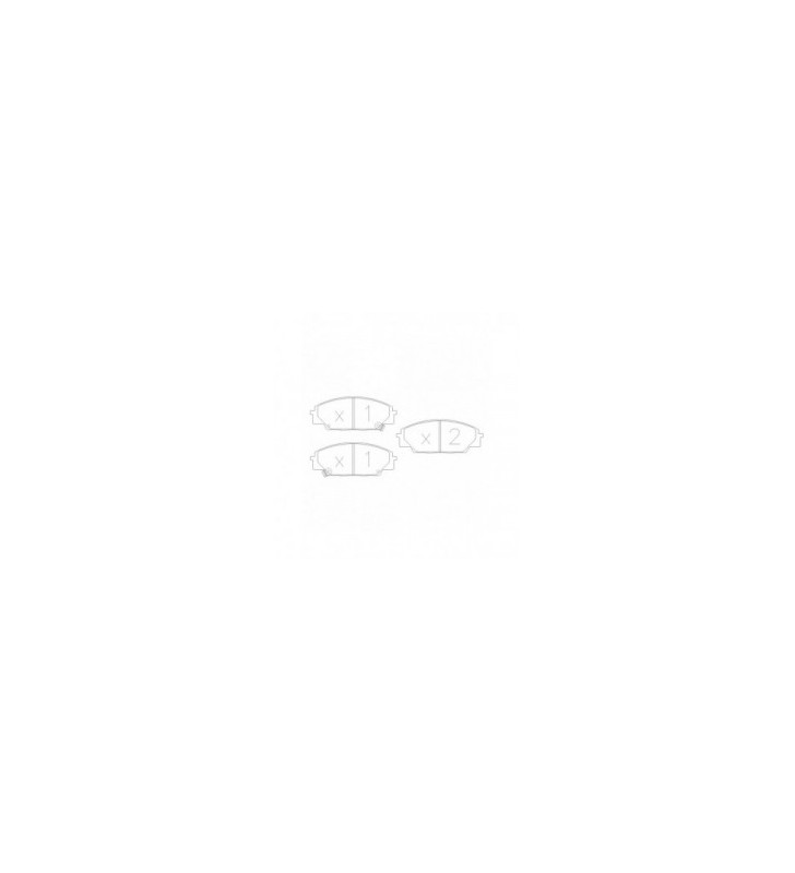 Plaquettes de frein GT2I Race avant HONDA Civic 2.0 Type R 09.06 -