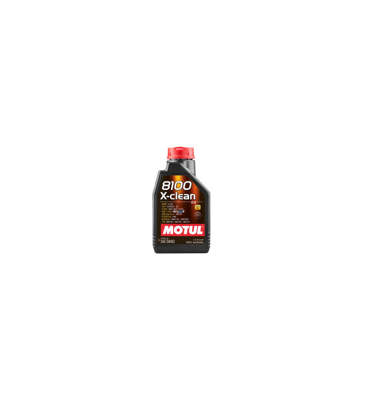 Huile moteur MOTUL 8100 X-CLEAN 5W40 - bidon de 1L