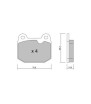 Plaquettes de frein GT2i Club Avant pour CATERHAM 7-Seven 1.6i 16V, 1.8i 16V 1992-  Etriers de frein AP Racing
