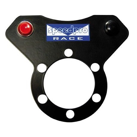 Platine pour Volant  Alu 2mm 2 Boutons