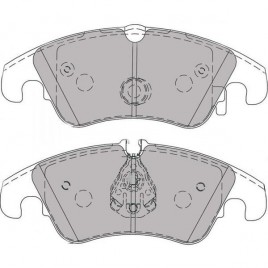 Plaquettes de Frein Ferodo DS2500 Avant Ford Focus RS MK2