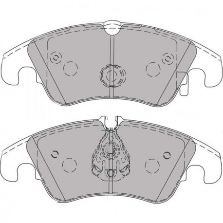 Plaquettes de Frein Ferodo DS2500 Avant Ford Focus RS MK2