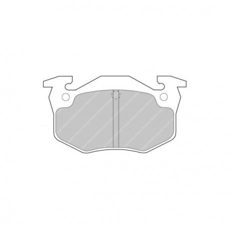 Plaquettes de Frein Ferodo DS3000 Arrière Peugeot 205 / 309 / Citroën Saxo / Renault Clio / Megane