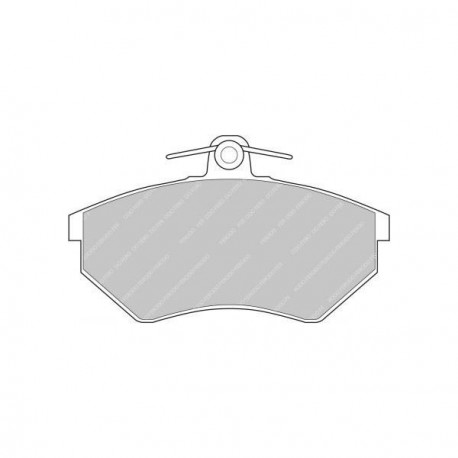 Plaquettes de Frein Ferodo DS3000 Avant Volkswagen Golf 2 / 3 Lucas