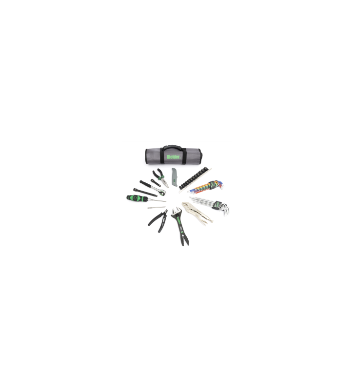 Trousse complète d'outils à main pour techniciens 40 pièces 3/8"