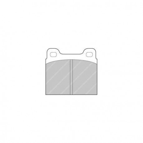Plaquettes de Frein Ferodo DS2500 Avant Simca Rallye 2/Alfa Romeo 75