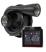 Kit pompe à eau électrique Davies Craig EWP150 Noir 12V - 150 L/min avec contrôleur numérique
