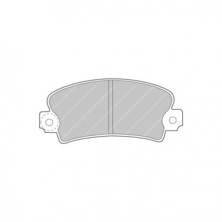 Plaquettes de Frein Ferodo DS2500 Avant Renault R5 / Citroën Visa / Fiat Ritmo