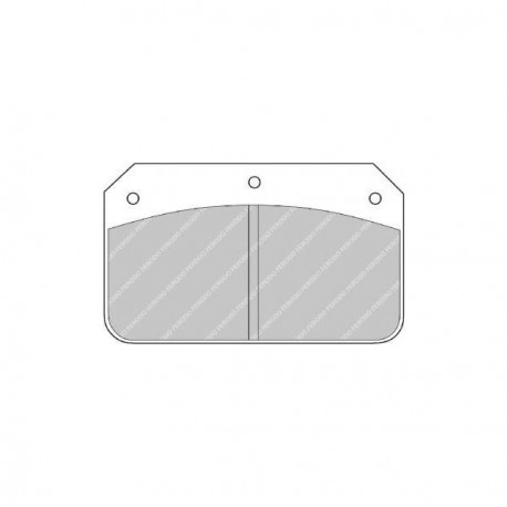 Plaquettes de Frein Ferodo DS2500 Wilwood Dynalite