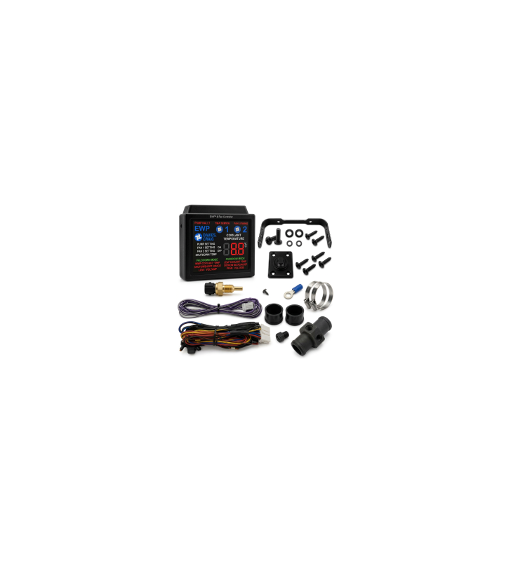 Kit pompe à eau électrique Davies Craig EWP150 Noir 12V - 150 L/min avec contrôleur numérique