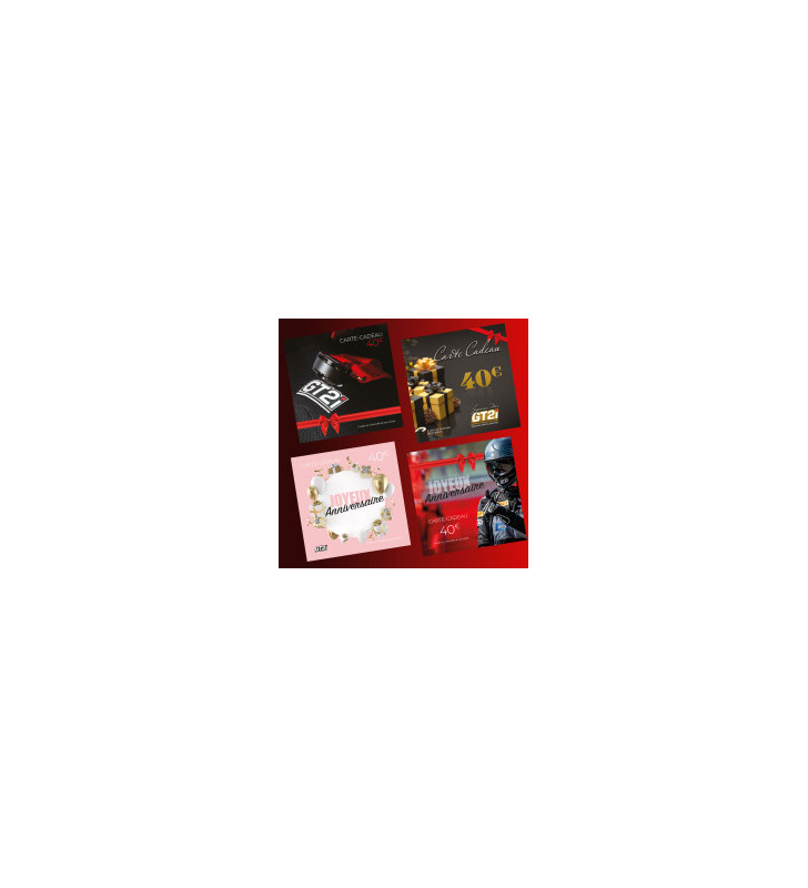 Carte cadeau personnalisable GT2i