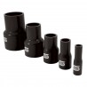 Réducteur Droit Silicone Silicon Hoses 54-48mm Noir