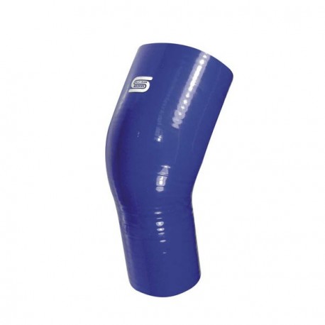 Coude Réducteur Silicone Silicon Hoses 60-50mm 45° Bleu
