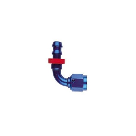 Raccord Femelle Goodridge 90° Alu 3/14x16 JIC