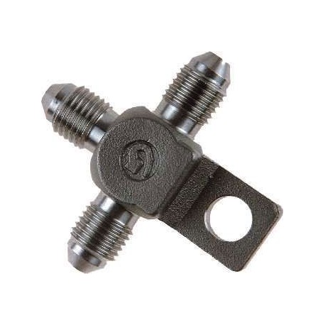 TE Goodridge 3 Mâles 3/8X24 JIC / UNF Fixation Radiale