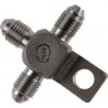 TE Goodridge 3 Mâles 3/8X24 JIC / UNF Fixation Radiale