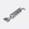 Terminal Echappement Inox RMS Peugeot 208 200CV Après 2013 2x80 Racing
