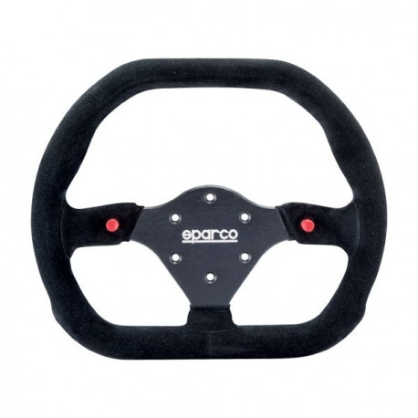 Volant Sparco P310 Peau retournée Noir