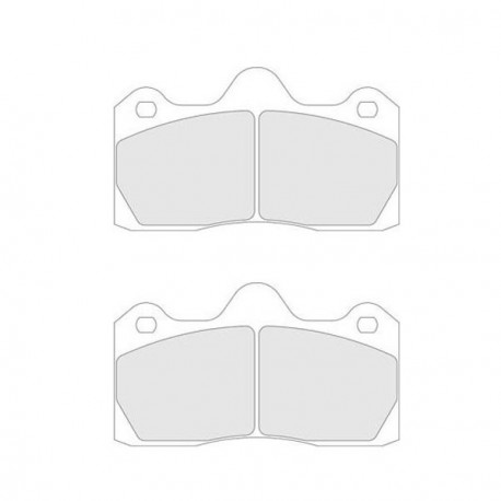 Plaquettes de Frein CL Brakes RC6 Peugeot 206 RCC