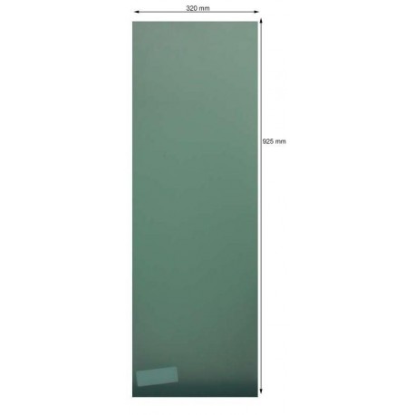 Plaque de Protection Intérieur Aile Epaisseur 2 mm Dimensions 925X320 Grise