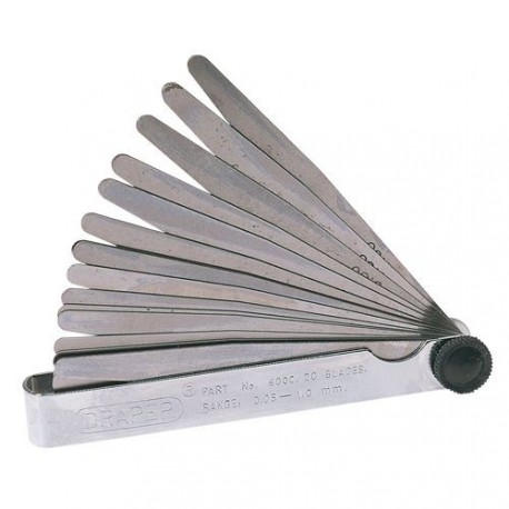 Jauge d'épaisseur 20 lames 0,05 - 1mm Longueur 100 mm